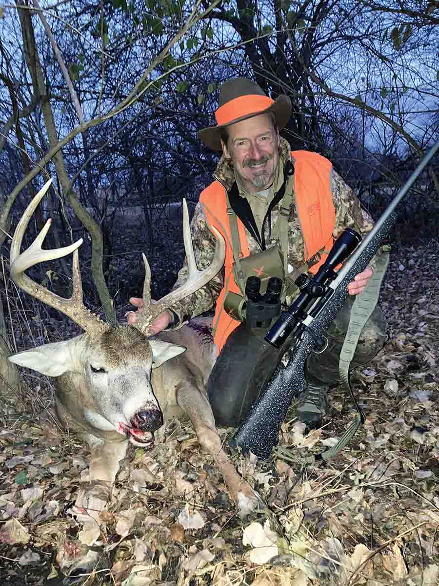 The Oregon Trail starts in Missouri and that’s where Oregonian Gary Lewis ended his deer season with a 200-yard shot through two belts of trees. This is his biggest whitetail to date.